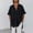 #Black, variant on Men's Oversized V-Neck Short Sleeve,Casual Summer Trendy Basic Tunic,Loose Fit Tees,Black,L