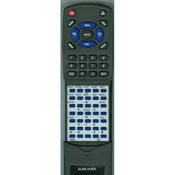 Replacement Remote for SONY 1-492-065-11, 149206511, RT149206511, RMYD092, RM-YD092, KDL46R450A, KDL40R450A, KDL32R400A, KDL40R471A, KDL32R421A, KDL4