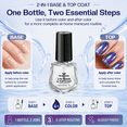 thumbnail image 6 of Morovan Chameleon Holographic Nail Polish Set, 7 Colors Quick Dry with 2 in 1 Base & Top Coat,Blue Pink Purple Green Aurora Shimmer Nail Art Manicure Kit for Women, 6 of 9