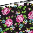thumbnail image 3 of Waterproof Beautiful Colorful Floral Shower Curtain 72x72 Inch Boho Style Polyester Unique Shower Curtain for Bathroom Hotel Home Decor with 12 Plastic Hooks, 3 of 5