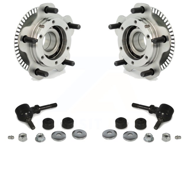 Transit Auto Front Hub Bearing Assembly and Link Kit for Car Suzuki Grand Vitara XL-7 - Left Right Side (Driver Passenger) K77-100573
