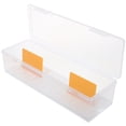 thumbnail image 1 of KAKOWELY trading card box Transparent Card Storage Box With Dividers Clear Organizer Box For Trading Cards Playing Card Case With Lid Sports Card Box For Organizing Transparent Boxes For Storage, 1 of 5