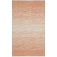 thumbnail image 4 of SAFAVIEH Montauk Vaughn Geometric Cotton Area Rug, Orange/Ivory, 3' x 5', 4 of 4