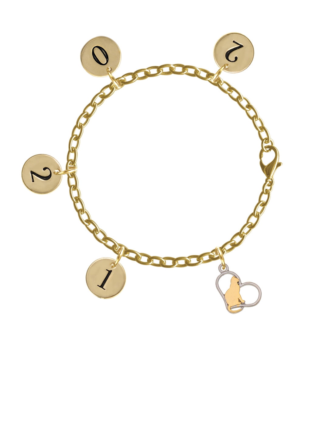 Solid 925 Sterling Silver Lock with Dangling Key and Gold Tone Dots Charm Bead for European Snake Chain Bracelets Solid 925 Sterling Silver Lock with Dangling Key and Gold Tone Dots Charm Bead for European Snake Chain Bracelets