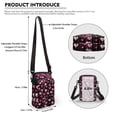 thumbnail image 6 of HELLHERO Love Pattern Double-layer Crossbody Sling Bags for Women, Casual Travel, 6 of 7