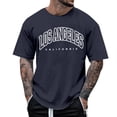 thumbnail image 1 of Playeras Lisas Para Hombre, Camiseta De Verano Para Playa Con Estampado De Árbol Pequeño, Blusa De Manga Corta Con Cuello Redondo, 1 of 4