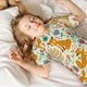 thumbnail image 5 of Balery Whimsical Fox Floral Garden Conjunto de Pijama Infantil de Manga Corta con Estampado – Ropa de Dormir de Algodón Suave-X-Large, 5 of 6