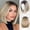 Ash Blonde, variant on Ombre Blonde Highlight Short Bob Wigs Dark Roots Synthetic 13x4 Lace Front Brown Blonde Wig For Women Daily Use 150 Density 12Inch