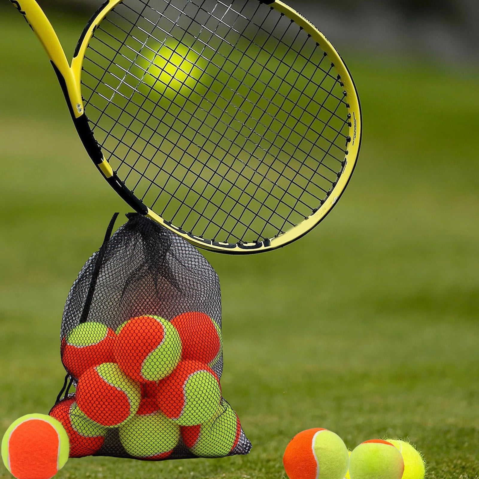12pcs Impacts Resistance Sport Rubber Tennis Soft Professional Tennis Paddleball Training Practice Sport Rubber Tennis