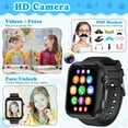thumbnail image 5 of SHANNA Smart Watch for Kids with GPS 4G HD Touchscreen Watch with Phone GPS Tracker Real-Time Location SOS Video Call Voice Chat Camera for Boys Girls Gift, Black, 5 of 9
