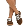 thumbnail image 5 of BERANMEY Women's Casual Sneakers Comfortable Gum Sole Fashion Tennis Shoes for Womens Retro Casual Shoes Everyday Walking, 5 of 6