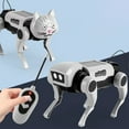 thumbnail image 1 of Meitianfacai Solar Powered Electric Robot Dog Solar Science Experiment Toy Assembly Kit For Primary School Students Intelligent Robot Requires 2 NO.7 Batteries Not Included, White, 1 of 8