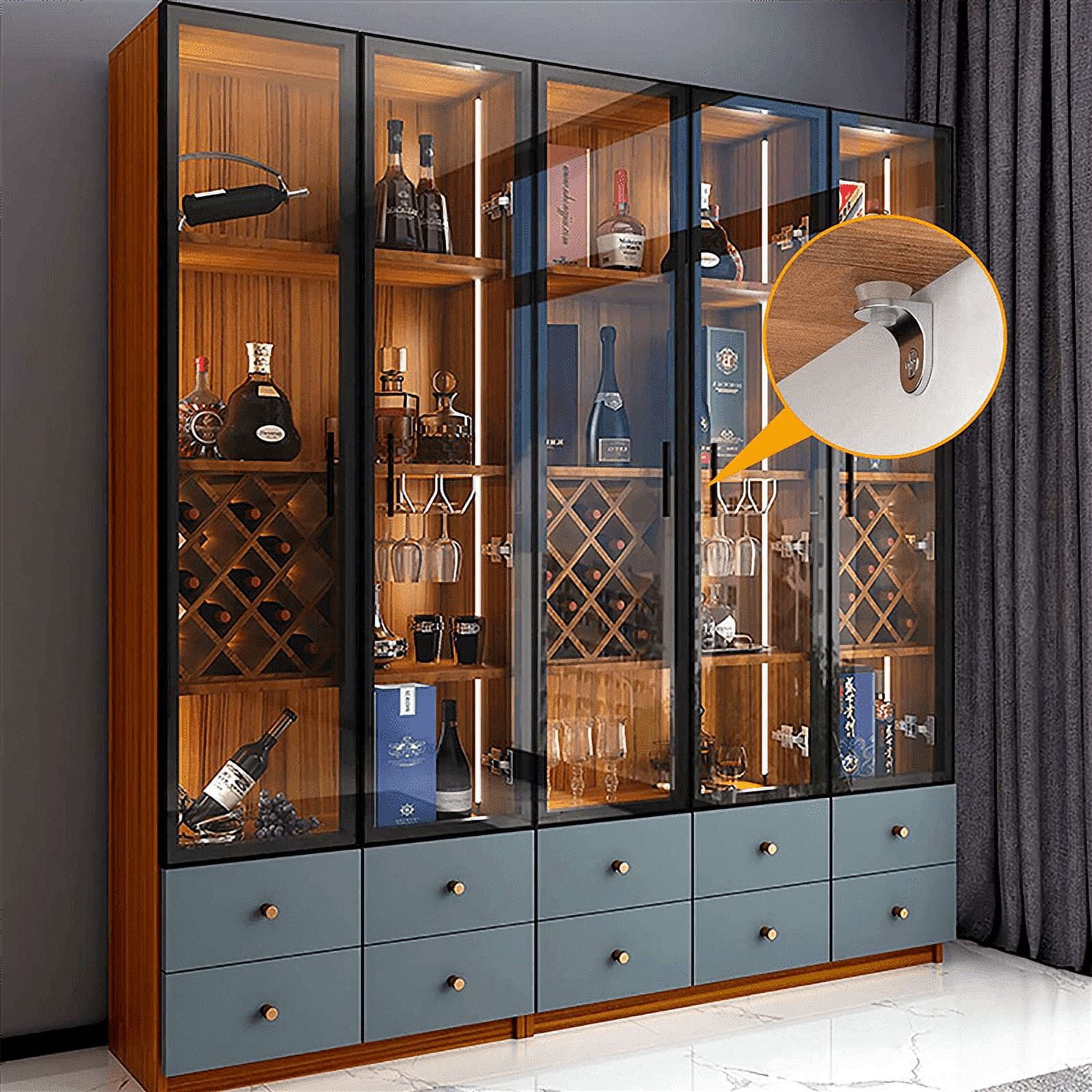 120 Pieces Glass Shelf Bracket with Sucker Glass Shelve Support Right Angle Fixing Brackets