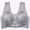 Gray, variant on KBODIU Everyday Bras for Women, Plus Size Comfort Bras, Women's Ultimate Lift Wirefree Bra Lace Patchwork Bra One-Piece Bra Everyday Underwear Bras No Underwire Gray