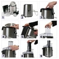 Total Chef Juicin' Juicer Wide Mouth Centrifugal Juice Extractor, 3