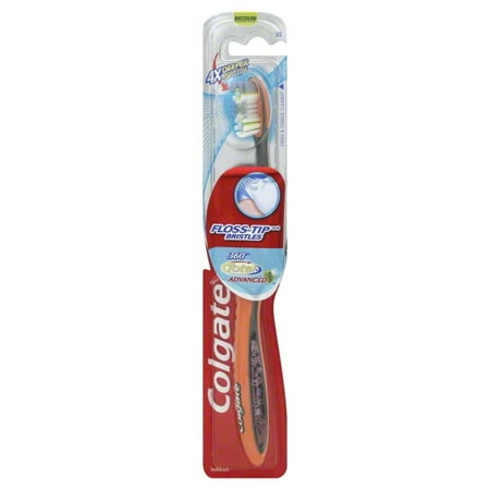 colgate toothbrush floss tip advanced total medium