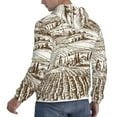 thumbnail image 3 of Bingfone Vineyard Landscape 1 Men'S Drawstring Hoodie Long Sleeve Pocket Sweatshirts-3x-Large, 3 of 9