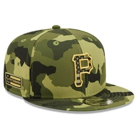 Men's New Era Camo Pittsburgh Pirates 2022 Armed Forces Day 9FIFTY Snapback Adjustable Hat - OSFA