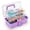 Purple, variant on 3000PCS Arts and Crafts Supplies Kit for Kids DIY Pipe Cleaner Craft Box Kits Supplies Set Include Pompoms Pipe Cleaners Craft for Kids Christmas Present for Boys Girls