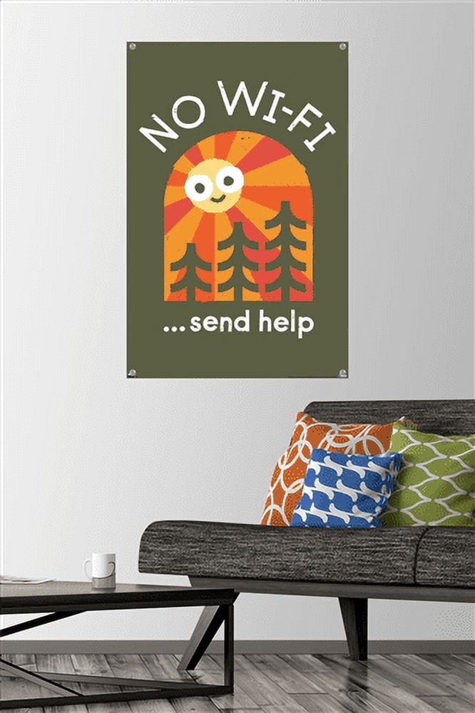 DaVid Olenick - Distress Signal Wall Poster with Push Pins, 22.375" x 34"