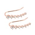 thumbnail image 1 of Colorful 7 Rhinestones Long Earring rhinestone eardrop 7 Stud Alloy Bride Drop Pendant Eardrop Jewelry Accessories Wedding, 1 of 8
