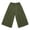 A-Army Green, variant on Wide Leg Sweatpants Men with Four Pockets Capri Pant Drawstring Elastic Waist Loose Bottoms Big Mens Clothes
