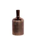 thumbnail image 1 of Ceramic Bottle Shaped Vase With Long Elongated Neck, Medium, Copper, 1 of 1