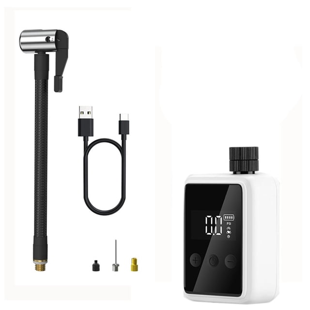 Mini Bomba Portátil para Bicicleta, Bomba de 150PSI con Manómetro Digital de PSI, Inflador de Neumáticos para Bicicleta de Montaña y Carretera, Color