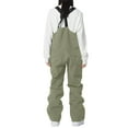 thumbnail image 2 of TrendVibe365 Overalls for Women Loose Ski Pants Windproof Single Double Skateboarding Skiwear Warm Fashionable Skiwear Clothes Pants Army Green M, 2 of 4