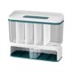 thumbnail image 2 of contenedor de almacenamiento de cereales Dispensador de Almacenamiento de contenedores de Caja de almacenamiento de de cocina con tapa, dispensador de granos grandes con Magideal contenedor de almacenamiento de cereales, 2 of 6