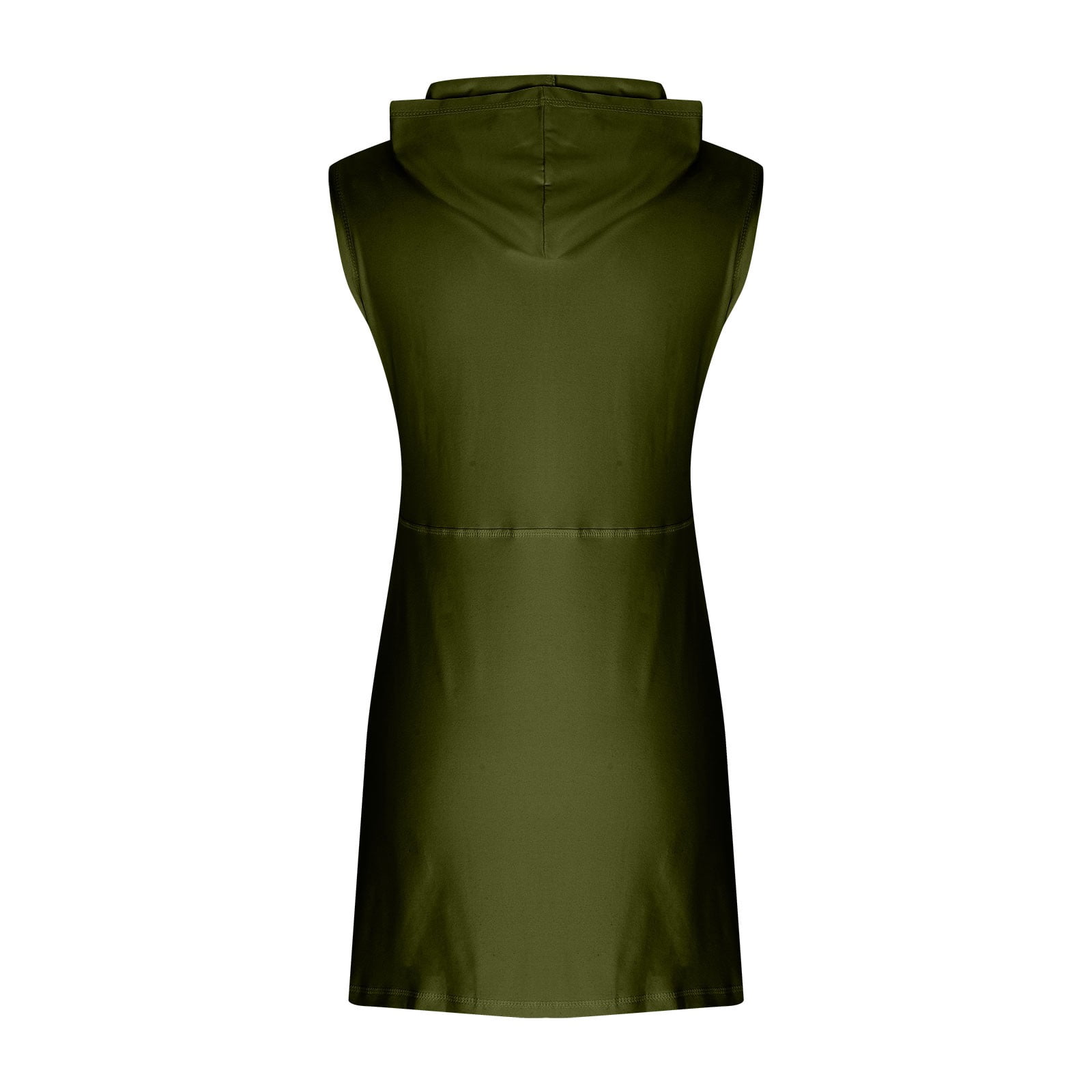 Athletic Dress For Women Sevevn Women's Fitness Outdoor Casual Sleeveless Hoodie Half Zip Sports Mini Tennis Dress No Lining Sleeveless Crew Neck Dress