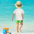 thumbnail image 4 of FORMRS Boys Rash Guard Short Sleeves Swim Shirt Quick Dry UPF 50+ Sun Protection, Sizes 3-12T, Warm Autumn Day, 4 of 6