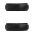 thumbnail image 2 of Solutions Adult Men's 4 Piece Black Silicone Ring Set, Size 9/10 - No Stone, 2 of 4
