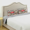 thumbnail image 3 of Mushroom Strawberry Satin Pillowcase for Hair and Skin Silk Pillowcase, King Size(20x40 inches) - Slip Cooling Satin Pillow Covers with Envelope Closure（548） Home Decor Gifts, 3 of 7