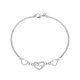 thumbnail image 4 of Pulsera con dijes para regalo del Día de San Valentín, joyería elegante, pulsera con corazón, pulseras para mujer, uso diario en el hogar, profesores Yuyangstore Pulsera de mujer, 4 of 8
