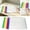 Multicolor*10, variant on Clear Report Covers with Sliding Bars,Multi-Color File Organizers for Documents & Resumes,12.2"×8.5",10PCS (Macaron Colors)