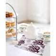 thumbnail image 4 of Shell Coral Coastal Kitchen Dish Towels for Drying Dishes Set of 4, Nautical Summer Beach Ocean Sea Waffle Weave Microfiber Hand Tea Bathroom Towels Quick Dry & Absorbent Towel 12x12, 4 of 7