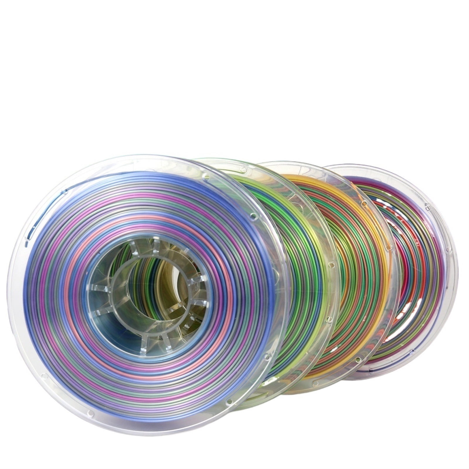 3D Printer Filament Silk Multicolor Gradually Changing Color PLA Filament 1Kg Spool for 3D Printing