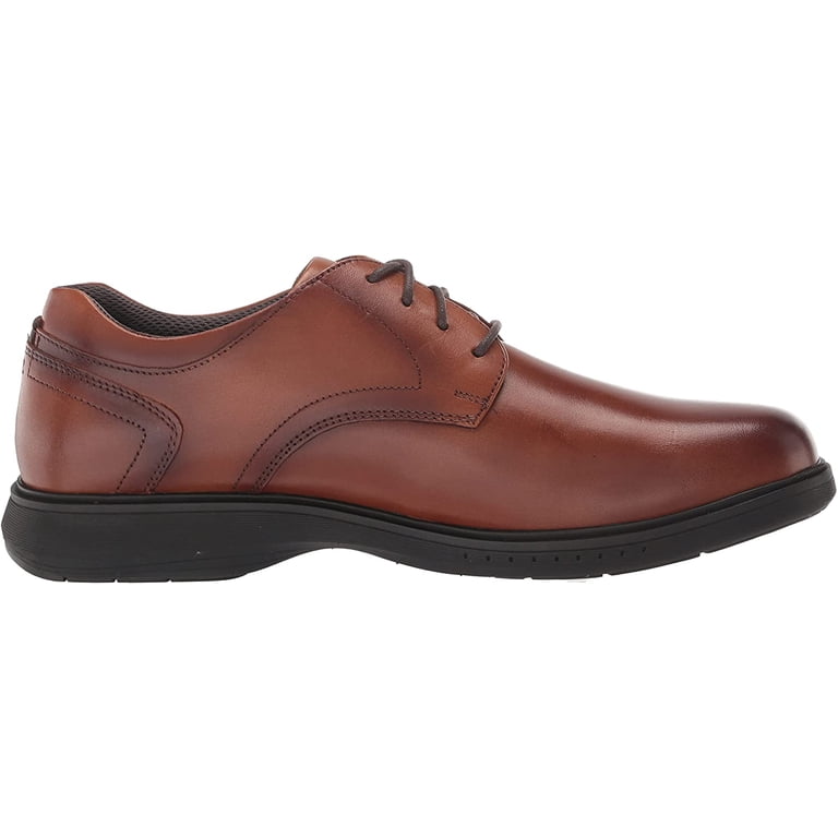 NEW NUNN BUSH men\'s kore pro plain toe oxford shoes in cognac Nunn Bush KORE Pro Men main image 3