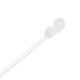 thumbnail image 5 of Bridas de cable de cabeza de montaje de 10 pulgadas, agujero para tornillo, nylon blanco, paquete de 80, 5 of 5