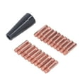 thumbnail image 2 of Gasless Nozzle,  Electrical Conductivity Durable 21Pcs Gasless Nozzle Contact Tip 0.8mm Easy Installation  For Working, 2 of 8