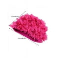 thumbnail image 4 of Women Ladies Vintage Style Floral Flower Adult Swimming Swim Cap Bathing Hat, 4 of 8