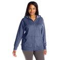 thumbnail image 1 of Just My Size Womens ComfortSoft EcoSmart Fleece Full-Zip Hoodie, 2X, 1 of 1