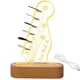 thumbnail image 3 of Soporte para púas de guitarra iluminado, soporte para púas con forma de cabezal de guitarra (base ovalada), 3 of 6