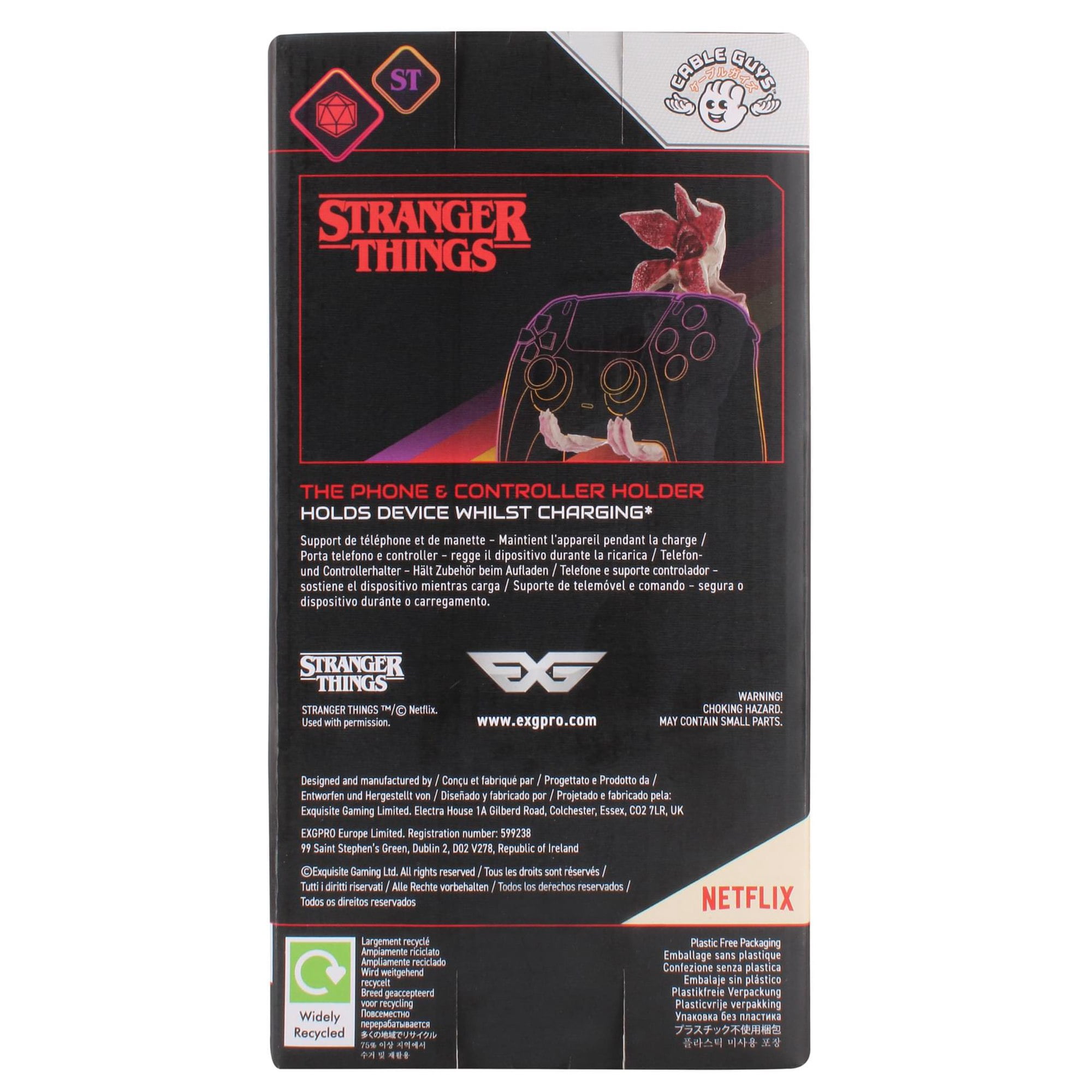 Stranger Things: Demogorgon Cable Guys Original Controller & Phone Holder