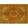 thumbnail image 1 of Ahgly Company Machine Washable Indoor Rectangle Persian Yellow Traditional Area Rugs, 2' x 3', 1 of 4