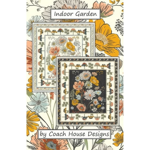 Indoor Garden Quilt Pattern by Coach House Designs