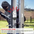 thumbnail image 4 of Unique Bargains Door Alarm Sensor, 3 Pack 125dB Door Window Open Alarm Sensor, Black Silver Tone, 4 of 6