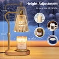 thumbnail image 6 of Seenlast Adjustable Candle Warmer Lamp with Timer, Dimmable Candle Lamp for Scented Jar, Bedroom Home Decor,Gold Candle Warmer, 6 of 8