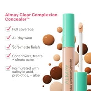 Almay Clear Complexion Concealer Makeup, Hypoallergenic, 200 Light/Medium, 0.3 fl oz